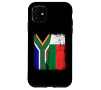 Sudafrica Madagascar Mezza bandiera sudafricana malgascio Custodia per iPhone 11