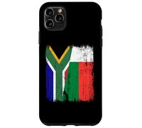 Sudafrica Madagascar Mezza bandiera sudafricana malgascio Custodia per iPhone 11 Pro Max