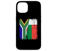 Sudafrica Madagascar Mezza bandiera sudafricana malgascio Custodia per iPhone 13