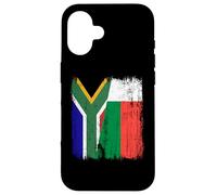Sudafrica Madagascar Mezza bandiera sudafricana malgascio Custodia per iPhone 16