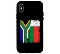 Sudafrica Madagascar Mezza bandiera sudafricana malgascio Custodia per iPhone X/XS