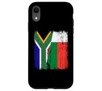 Sudafrica Madagascar Mezza bandiera sudafricana malgascio Custodia per iPhone XR