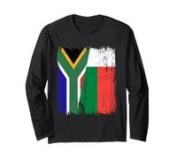 Sudafrica Madagascar Mezza bandiera sudafricana malgascio Maglia a Manica
