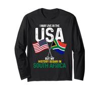 Sudafricano americano La mia storia è iniziata Sud Africa Orgoglio Maglia a Manica