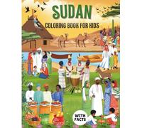 Sudan coloring book for kids with facts