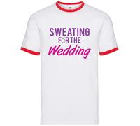 Sudando Per Il Matrimonio - Ringer Uomo - Sposa Sposo Matrimonio Fidanzato