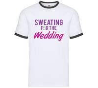 Sudando Per Il Matrimonio - Ringer Uomo - Sposa Sposo Matrimonio Fidanzato