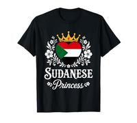 Sudanese Princess Sudan Flag Proud Sudanese Girl Maglietta