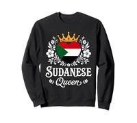 Sudanese Queen Sudan Flag Proud Sudanese Woman Felpa