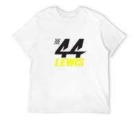 Sudden Kpe Lewis Hamilton 44 Formula 1 Motor Racing T-Shirt White M
