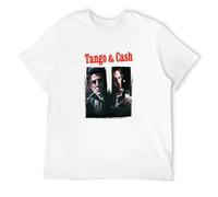 Sudden Tango & Cash Movie 100% Cotton Men's Tee T Shirt White L