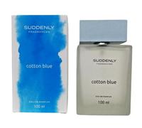 Suddenly Fragrances Cotton Blue Eau De Parfum Donna 3,38 once - 100 ml profum...
