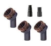Sudemota Accessori per Spazzola per Polvere Rotonda in CRIN di Cavallo Compatibili con la maggior parte degli aspirapolvere con tubo da 1 1/4" o 1 3/8"