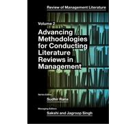 Sudhir Rana Advancing Methodologies of Conducting Literature (Copertina rigida)