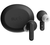 sudio A3Pro Midnight Black - Gli auricolari a cancellazione di rumore per un ascolto che dura tutto il giorno - esperienza di ascolto bilanciata, BT 5.4 multipoint, IPX4, fino a 25 ore di riproduzione