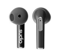 Sudio N2 nero mezzanotte - True Wireless Bluetooth Open Ear Earbuds, connessione multipoint, microfono integrato per chiamate, batteria 30 ore con custodia di ricarica, IPX4, impermeabile, USB-C