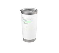 Sudo Lift Heavy Funny Linux programmatore DevOps Codificatore Bicchiere termico in acciaio inox doppia parete