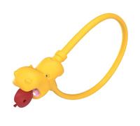 SUDOCA Lucchetto per Bicicletta in Silicone 2 in 1 Lucchetto per Casco a Forma di Ippopotamo Portatile di Sicurezza per Scooter Pieghevoli Accessori per Ciclismo su Strada e Montagna,7