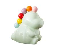 SUDOCA Set di forchette in ceramica a forma di dinosauro con 6 forchette da dessert e torta in acciaio inossidabile, forchette da frutta per feste, cucina di casa,B