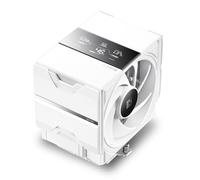 Sudokoo SK700V Bianco Dissipatore con Schermo Digitale,Esclusivo per AM5, CPU Cooler ad Aria, 7 HeatPipes,Ventola M-Winding Tech, Libertà di RAM Completa, Garanzia 5 Anni