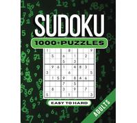 SUDOKU: 1000+ Puzzles Easy to Hard for Adults