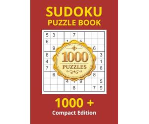 Sudoku 1000+ Sized Puzzle Book - Varied Difficulty - Solutions Included: Attention and Cognitive Stimulation, The Compact One