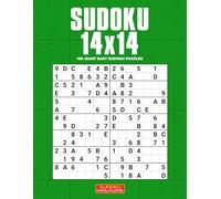 Sudoku 14x14: 100 Giant Easy Sudoku Puzzles