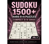 SUDOKU 1500+: Hard 9×9 Puzzles • Compact 9×9 Grids • Solutions Included • Vol. 5