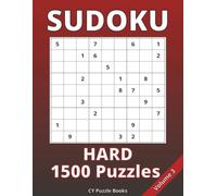 Sudoku: 1500 Hard Level Sudoku Puzzles | Large Print Grids | Advanced Brain Training & Logic Puzzles for Adults