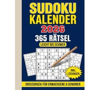 Sudoku 2026: Täglicher Rätselspaß für Erwachsene - 365 Sudokus für das ganze Jahr