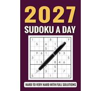Sudoku 2027 Page a Day: 365 Puzzles for Adults From Hard to Very Hard