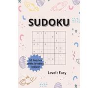 SUDOKU: 50 Beginner-Friendly Sudoku Puzzles with Solutions | Brain Games for Adults, Seniors & Teens | Large Print Number Puzzles for Relaxation and Mental Exercise