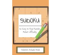 Sudoku: 50 Easy to Read Puzzles, 6x9 inches, 64 pages