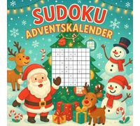 Sudoku Adventskalender: 24 Tage Rätselspaß für Weihnachten | 72 Sudoku in drei Schwierigkeitsstufen | Geschenkidee für Kinder & Erwachsene