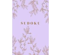 Sudoku Book for Adults Easy, Medium, Hard. Total 60 Puzzles, Large Print - Lovely In Lilacs Vintage Floral - One Puzzle Per Page