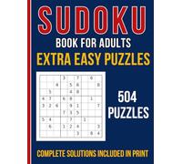 Sudoku Book for Adults: Extra Easy Puzzles
