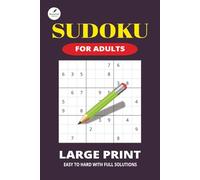 Sudoku Book for Adults - Large Print: Clear Grids and Balanced Challenges | Relaxing Brain Games for Adults & Seniors | Includes Solutions