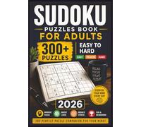 Sudoku Book for Adults: Over 300 easy, medium, and difficult Sudoku puzzles with solutions | Puzzles | Logic Games | GIFT IDEA