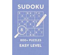 Sudoku Book for Adults -Sudoku Puzzle Book with Solutions - Easy Level: Large Print Easy Sudoku Puzzles for Stress Relief and Mental Focus