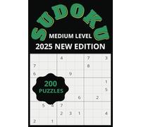 SUDOKU BOOK: OVER 200 PUZZLES AND SOLUTIONS, MEDIUM LEVEL PUZZLES FOR TEENS AND ADULTS