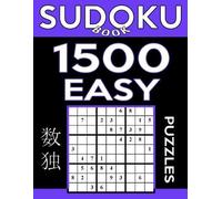 Sudoku Book Sudoku Book 1,500 Easy Puzzles (Tascabile) Sudoku Book