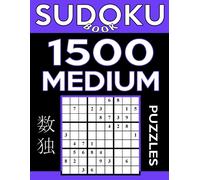 Sudoku Book Sudoku Book 1,500 Medium Puzzles (Tascabile) Sudoku Book