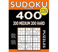 Sudoku Book Sudoku Book 400 Puzzles, 200 Medium and 200 Hard (Tascabile)