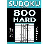 Sudoku Book Sudoku Book 800 Hard Puzzles (Tascabile)