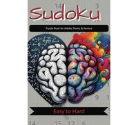 Sudoku Book: Sudoku puzzles with Easy to Read Numbers | 6x9 inches, 110 pages | 50+ Puzzles ... Gift for the puzzle lover.