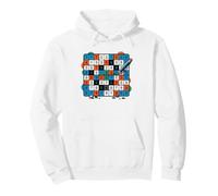 Sudoku Brain Always Solving Nine Player Puzzle Felpa con Cappuccio