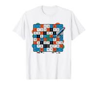 Sudoku Brain Always Solving Nine Player Puzzle Maglietta