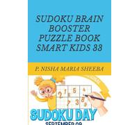 SUDOKU BRAIN BOOSTER PUZZLE BOOK SMART KIDS 33
