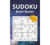 Sudoku Brain Buster: Sudoku Puzzles with Easy-to-Read Print for Focus, Brain Training, Mental Exercise, and More | 6x9 inches, 110 pages | 50+ Puzzles ... Holidays, and Relaxation | Solution Included