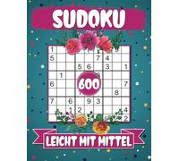 Sudoku Buch für die Beste Oma: Leicht mit Mittel mit Lösungen